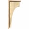 Ekena Millwork Huntington Rough Sawn Corbel w/Backplate, Douglas Fir, 6"W x 10"D x 22"H COR06X10X22HUN01RDF - alternate 4